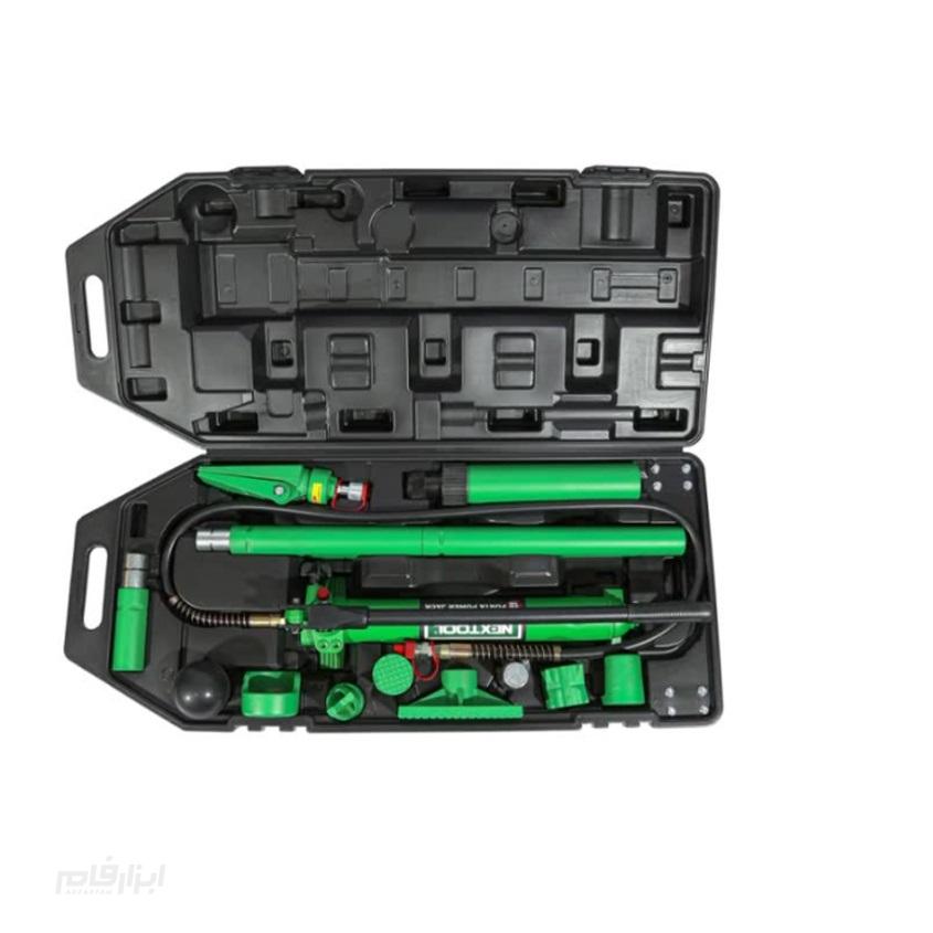 ست جک صافکاری 10 تن نکستول هیدرولیکی NEXTOOL 1 ست جک صافکاری هیدرولیکی 10 تن نکستول NEXTOOL